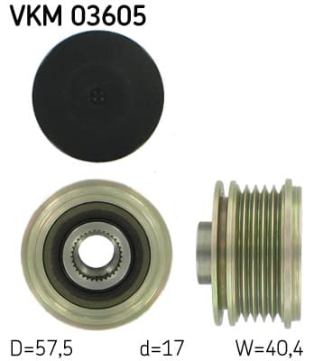 SKF Voľnobežka alternátora VKM03605 1
