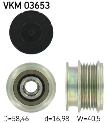 SKF Voľnobežka alternátora VKM03653 1