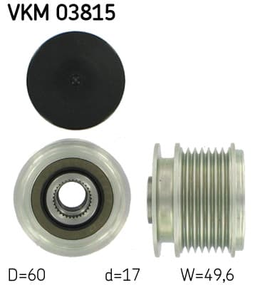 SKF Voľnobežka alternátora VKM 03815 1