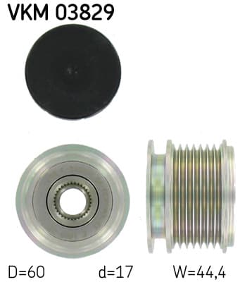 SKF Voľnobežka alternátora VKM03829 1