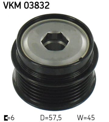 SKF Voľnobežka alternátora VKM03832 1