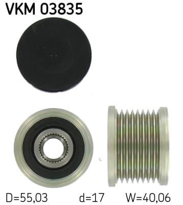SKF Voľnobežka alternátora VKM 03835 1