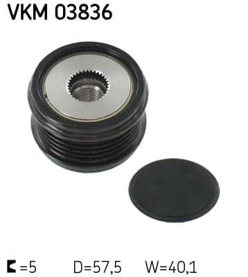 SKF Voľnobežka alternátora VKM 03836 1