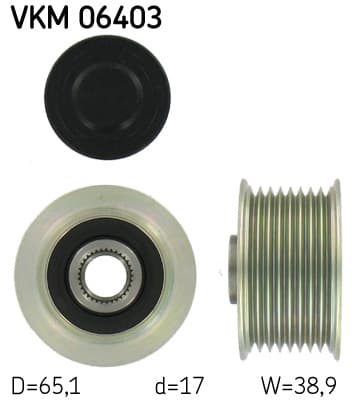 SKF Voľnobežka alternátora VKM06403 1