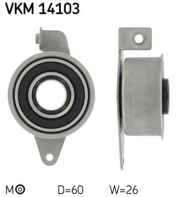 SKF Napínacia kladka ozubeného remeňa VKM14103 1