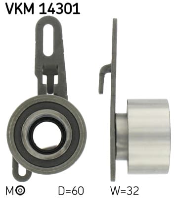 SKF Napínacia kladka ozubeného remeňa VKM14301 1