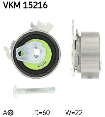 SKF Napínacia kladka ozubeného remeňa VKM15216 1