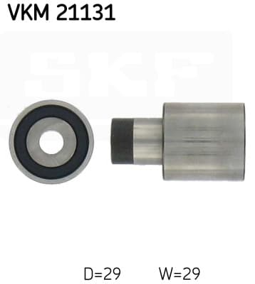 SKF Obehová/vodiaca kladka ozubeného remeňa VKM21131 1