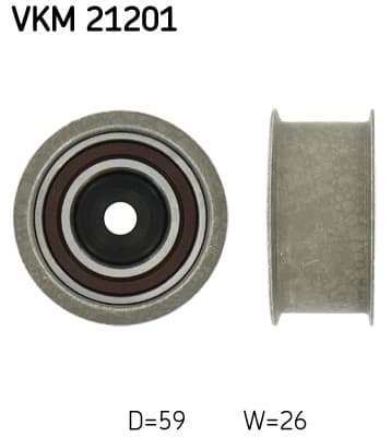 SKF Obehová/vodiaca kladka ozubeného remeňa VKM21201 1