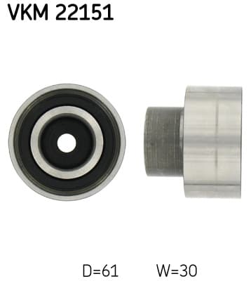 SKF Obehová/vodiaca kladka ozubeného remeňa VKM22151 1