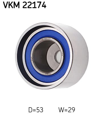 SKF Obehová/vodiaca kladka ozubeného remeňa VKM22174 1