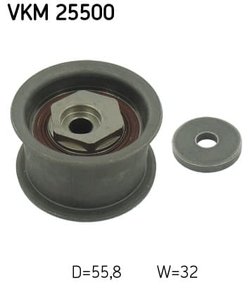 SKF Obehová/vodiaca kladka ozubeného remeňa VKM25500 1