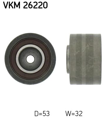 SKF Obehová/vodiaca kladka ozubeného remeňa VKM26220 1
