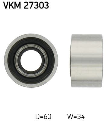 SKF Obehová/vodiaca kladka ozubeného remeňa VKM27303 1