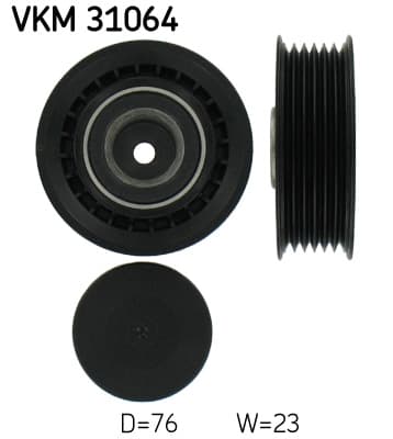 SKF Napinák rebrovaného klinového remeňa VKM31064 1
