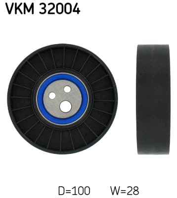 SKF Vratná/vodiaca kladka rebrovaného klinového remeňa VKM32004 1