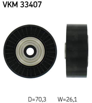 SKF Vratná/vodiaca kladka rebrovaného klinového remeňa VKM33407 1