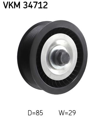 SKF Vratná/vodiaca kladka rebrovaného klinového remeňa VKM 34712 1