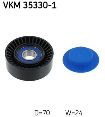 SKF Vratná/vodiaca kladka rebrovaného klinového remeňa VKM353301 1
