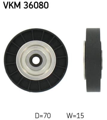 SKF Vratná/vodiaca kladka rebrovaného klinového remeňa VKM36080 1