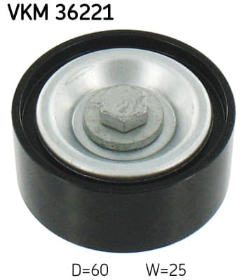 SKF Vratná/vodiaca kladka rebrovaného klinového remeňa VKM36221 1