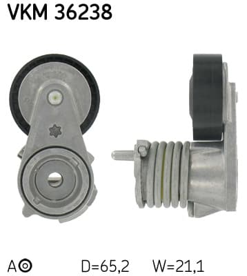 SKF Napinák rebrovaného klinového remeňa VKM 36238 1