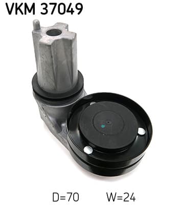 SKF Vratná/vodiaca kladka rebrovaného klinového remeňa VKM 37049 1