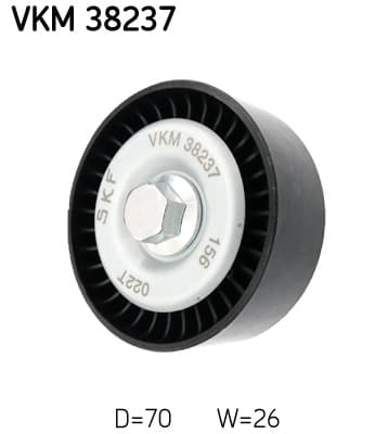 SKF Vratná/vodiaca kladka rebrovaného klinového remeňa VKM38237 1