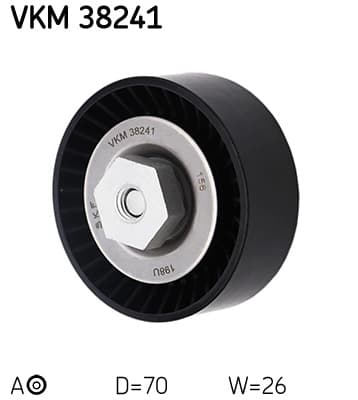 SKF Napinák rebrovaného klinového remeňa VKM38241 1