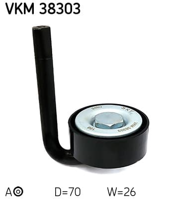 SKF Napinák rebrovaného klinového remeňa VKM38303 1