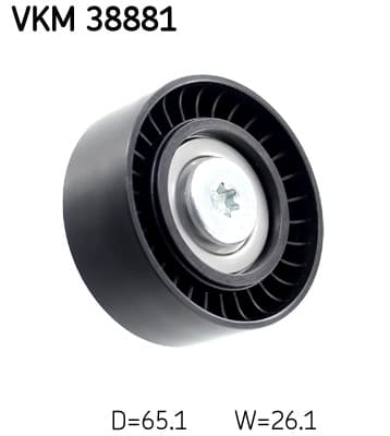 SKF Vratná/vodiaca kladka rebrovaného klinového remeňa VKM 38881 1