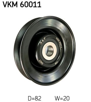 SKF Vratná/vodiaca kladka klinového remeňa VKM60011 1