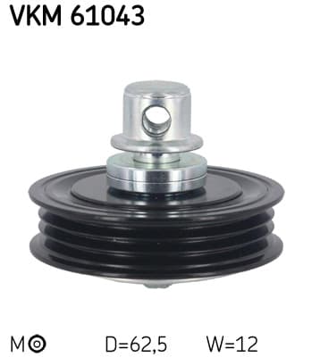 SKF Napínacia kladka rebrovaného klinového remeňa VKM61043 1