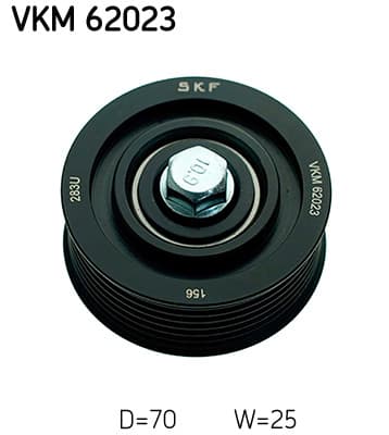 SKF Vratná/vodiaca kladka rebrovaného klinového remeňa VKM62023 1
