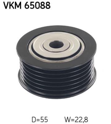 SKF Vratná/vodiaca kladka rebrovaného klinového remeňa VKM65088 1