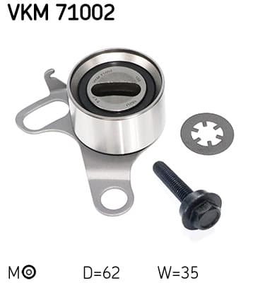 SKF Napínacia kladka ozubeného remeňa VKM71002 1