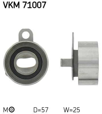 SKF Napínacia kladka ozubeného remeňa VKM71007 1