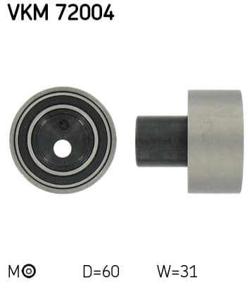 SKF Napínacia kladka ozubeného remeňa VKM72004 1