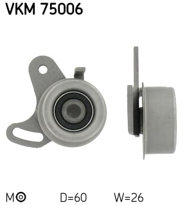 SKF Napínacia kladka ozubeného remeňa VKM75006 1