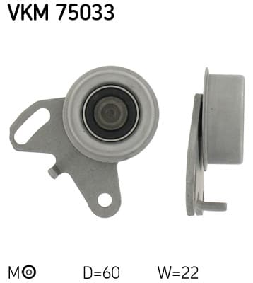 SKF Napínacia kladka ozubeného remeňa VKM75033 1