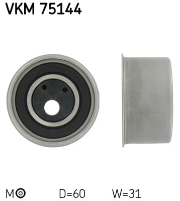 SKF Napínacia kladka ozubeného remeňa VKM75144 1