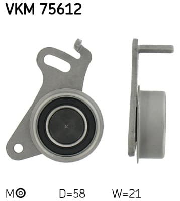 SKF Napínacia kladka ozubeného remeňa VKM75612 1