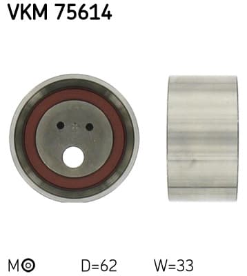 SKF Napínacia kladka ozubeného remeňa VKM75614 1