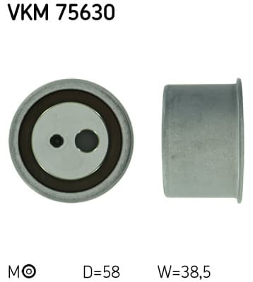 SKF Napínacia kladka ozubeného remeňa VKM75630 1