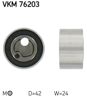 SKF Napínacia kladka ozubeného remeňa VKM76203 1