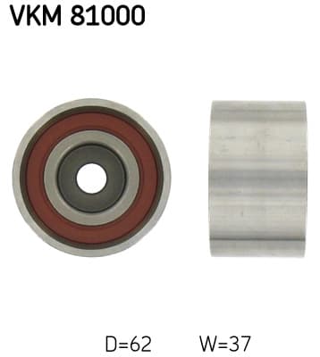 SKF Obehová/vodiaca kladka ozubeného remeňa VKM81000 1