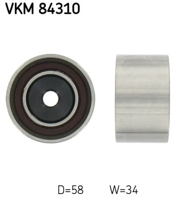 SKF Obehová/vodiaca kladka ozubeného remeňa VKM84310 1