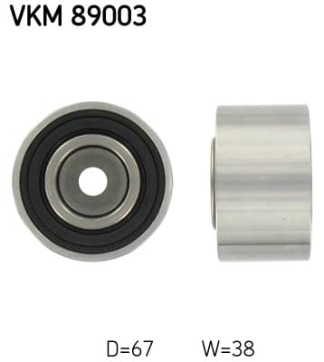 SKF Obehová/vodiaca kladka ozubeného remeňa VKM89003 1