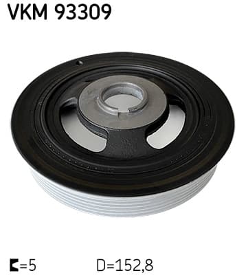 SKF Remenica kľukového hriadeľa VKM 93309 1