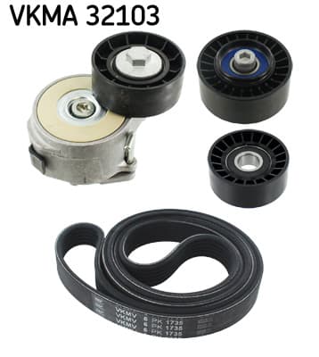 SKF Ozubený klinový remeň - Sada VKMA32103 1